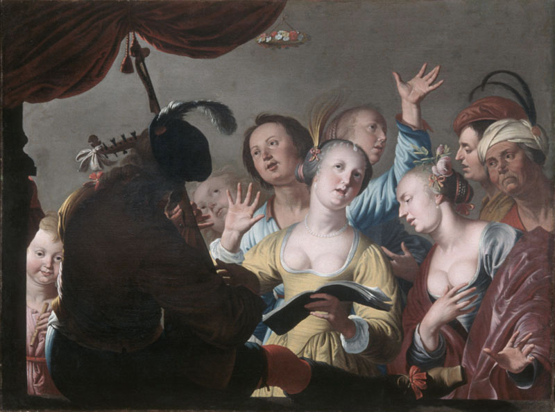 Abraham van der Schoor A Musical Party, 1657