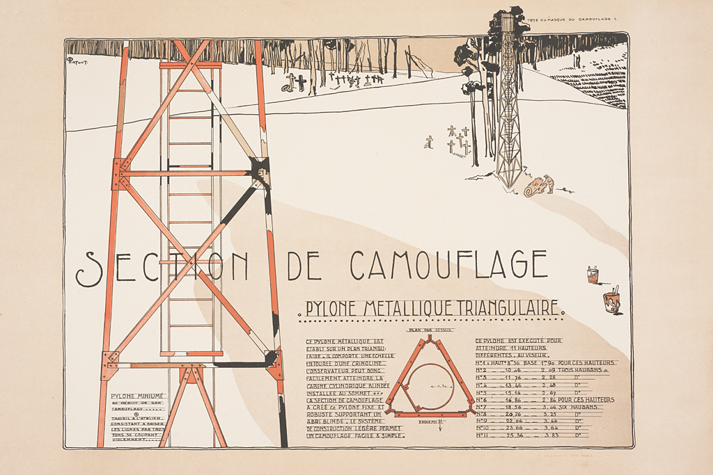 Pylone Metallique Triangulaire by Pierre Patout