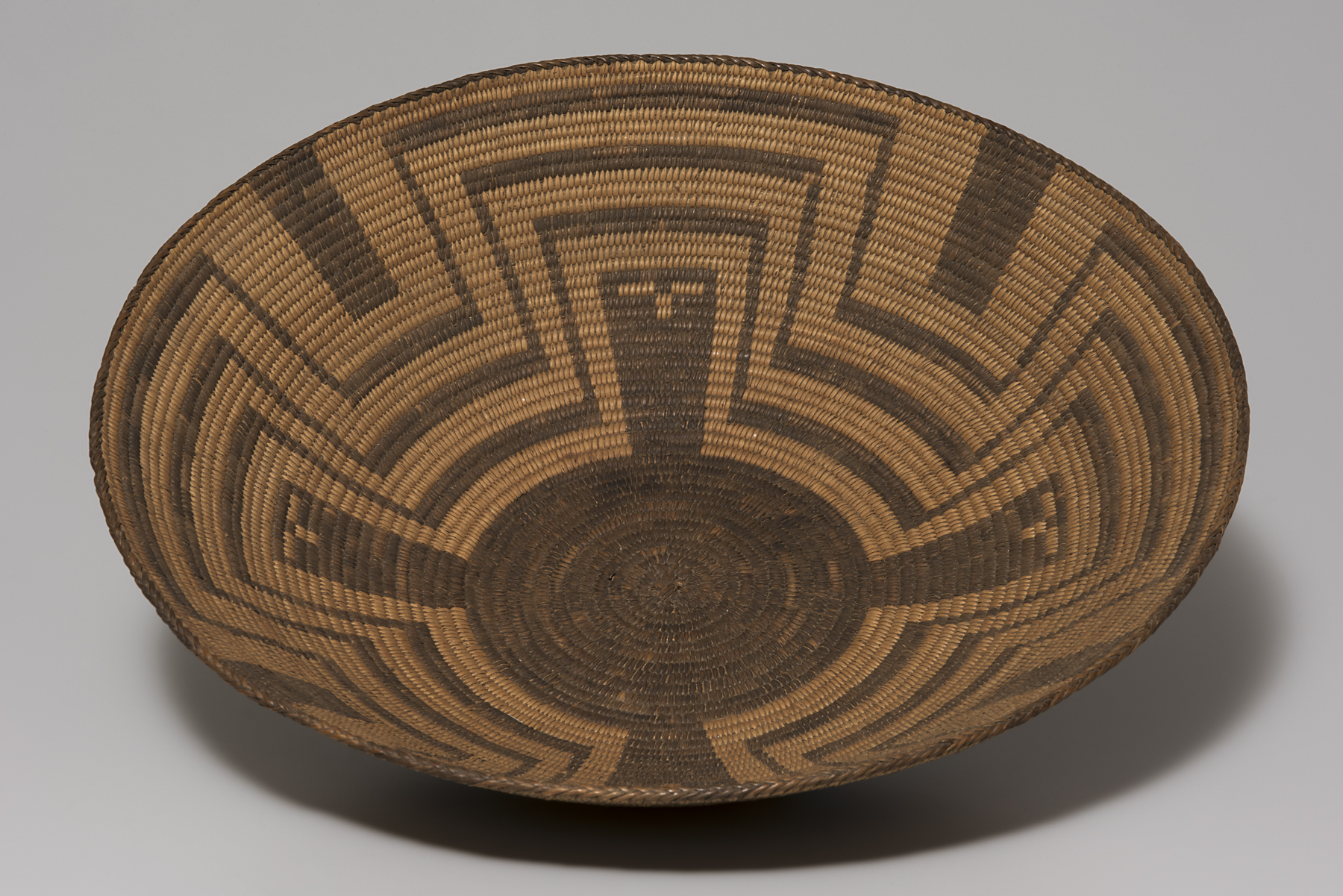 large bowl with geometric patterns