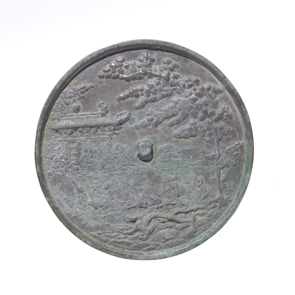 mirror depicting Emperor Xuanzong’s Journey to the Moon