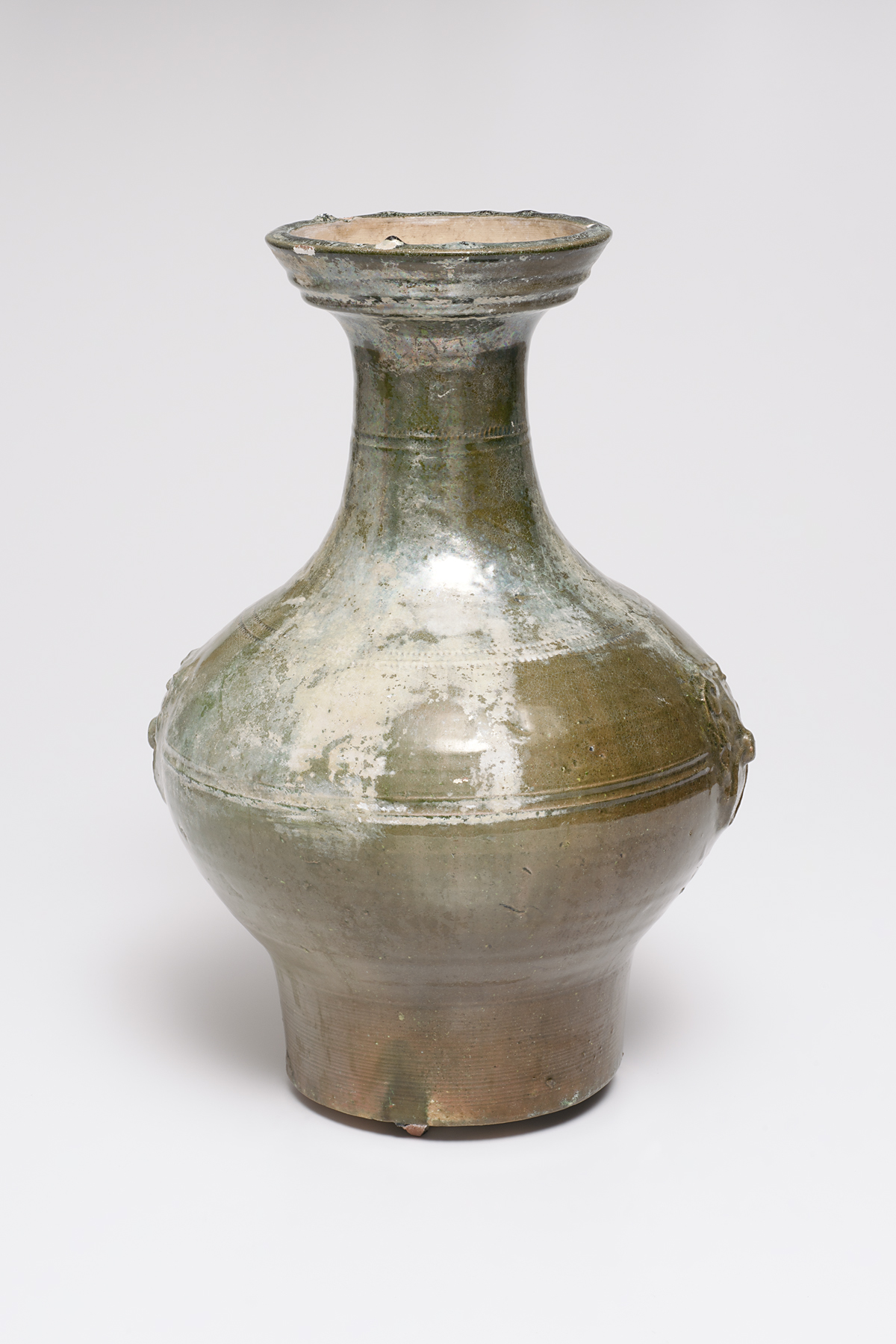 hu-shaped funerary vase (one of a pair)