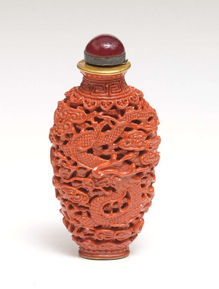 China, snuff bottle with stopper