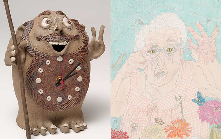 Examples of folk art in the Classroom Collection