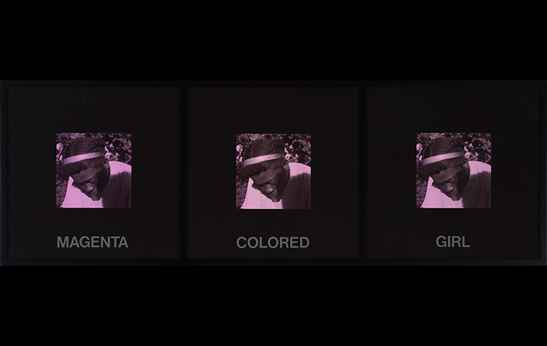 Carrie Mae Weems, Magenta Colored Girl