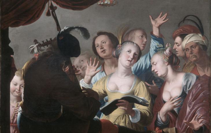 Abraham van der Schoor A Musical Party, 1657
