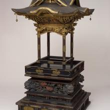 <a href="https://spencerartapps.ku.edu/collection-search#/object/26029" target="_blank"><i>Kyūden zushi (palace-style shrine)</i> by Japan</a>