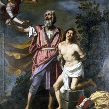<a href="https://spencerartapps.ku.edu/collection-search#/object/10070" target="_blank"><i>The Sacrifice of Isaac</i> by Jacopo da Empoli</a>