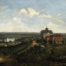 <a href="https://spencerartapps.ku.edu/collection-search#/object/10527" target="_blank"><i>View of Old North College</i> by James Hess</a>
