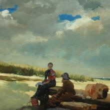 <a href="https://spencerartapps.ku.edu/collection-search#/object/4324" target="_blank"><i>Cloud Shadows</i> by Winslow Homer</a>