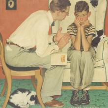 <a href='http://collection.spencerart.ku.edu/eMuseumPlus?service=ExternalInterface&module=collection&objectId=9048&viewType=detailView' target='_blank'><i>Facts of Life</i> by Norman Rockwell</a>