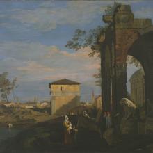 Veduta Ideale (Ideal View) with Reminiscences of Padua, Bernardo Bellotto