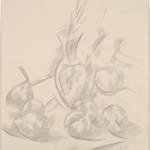 <a href="https://spencerartapps.ku.edu/collection-search#/object/11578" target="_blank"><i>Pears and Lemons</i> by Marsden Hartley</a>