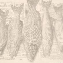 <a href="https://spencerartapps.ku.edu/collection-search#/object/25993" target="_blank"><i>Five Fish Diptych (detail)</i> by Martin Fan Cheng</a>