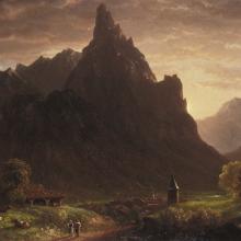 <a href='https://spencerartapps.ku.edu/collection-search#/object/10056' target='_blank'><i>In the Simmental, Switzerland</i> by Thomas Cole</a>