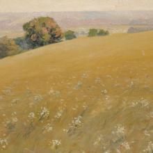 <a href='https://spencerartapps.ku.edu/collection-search#/object/18396' target='_blank'><i>Daisy Field, [west KU campus]</i> by William Alexander Griffith</a>