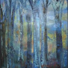 Anita Ciprian Allison, "Trees," oil on canvas, 1960