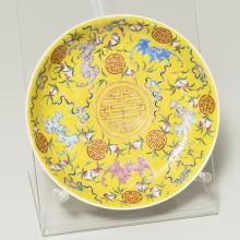 <i>plate</i>, late 1880s, Qing dynasty (1644-1911), China