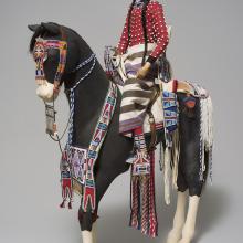 <a href='https://spencerartapps.ku.edu/collection-search#/object/62707'target='_blank'><i>Pretty Shield and Raven</i> by Rhonda Holy Bear (Cheyenne River Sioux)</a>